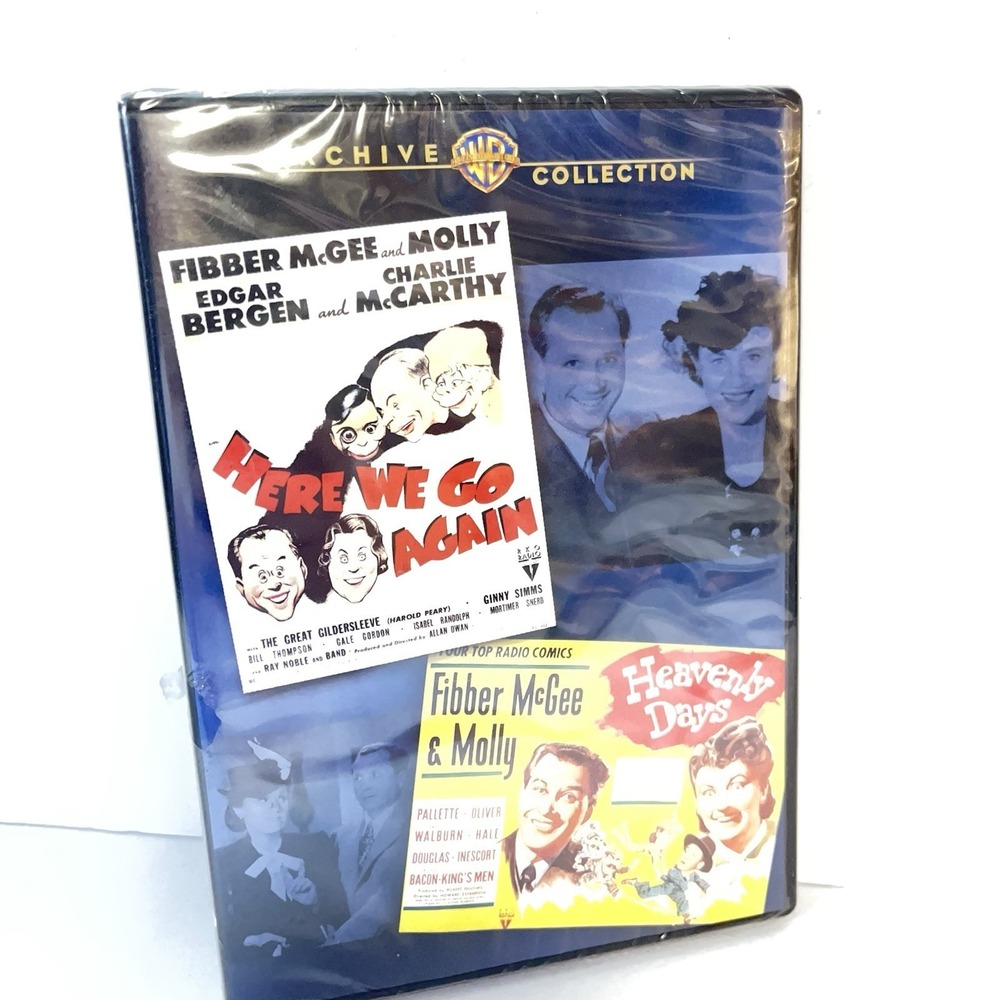 FIBBER MCGEE AND MOLLY: DOUBLE FEATURE - HERE WE GO AGAIN/HEAVENLY DAYS